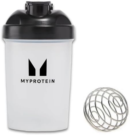 Myprotein ユニ 大人用 ミニボトルシェイカー - ブラック、400ml(1パック)
