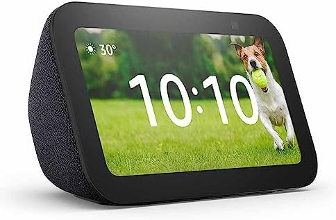 Amazon Echo Show 5 (エコーショー5) 第3世代 - スマートディスプレイ with Alexa、2メガピクセルカメラ付き、チャコール 画像 2