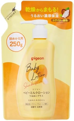 ピジョン PIGEON ベビーミルクローション うるおいプラス詰めかえ用 250g