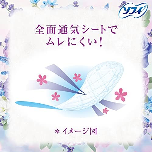 Sofy 【まとめ買い】ソフィ Kiyora フローラルリラックス 72コ入×2個パック(unicharm Sofy) 画像 4